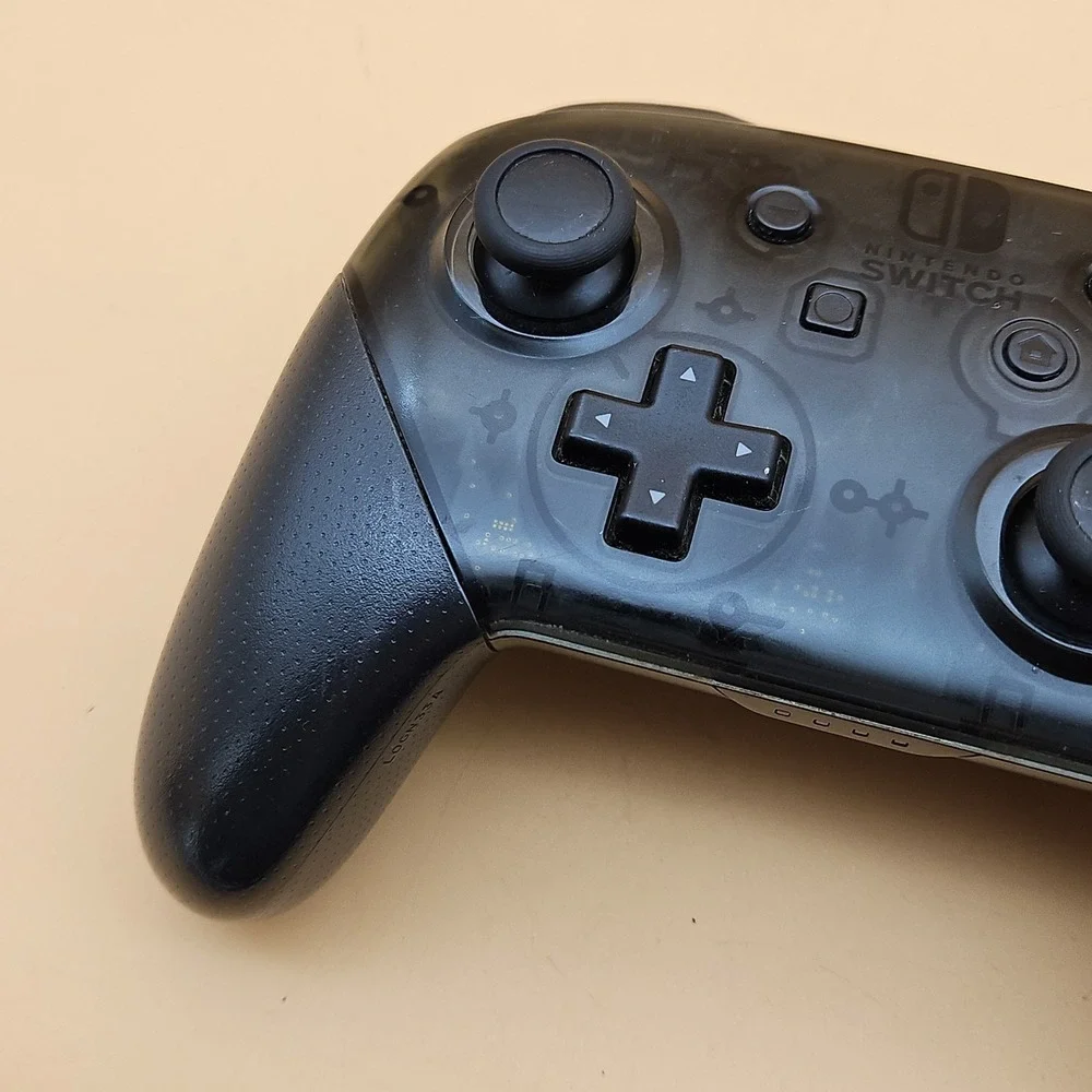 2 Nintendo Switch Pro Controllers Wireless OEM Black Gamepad Controller Lot